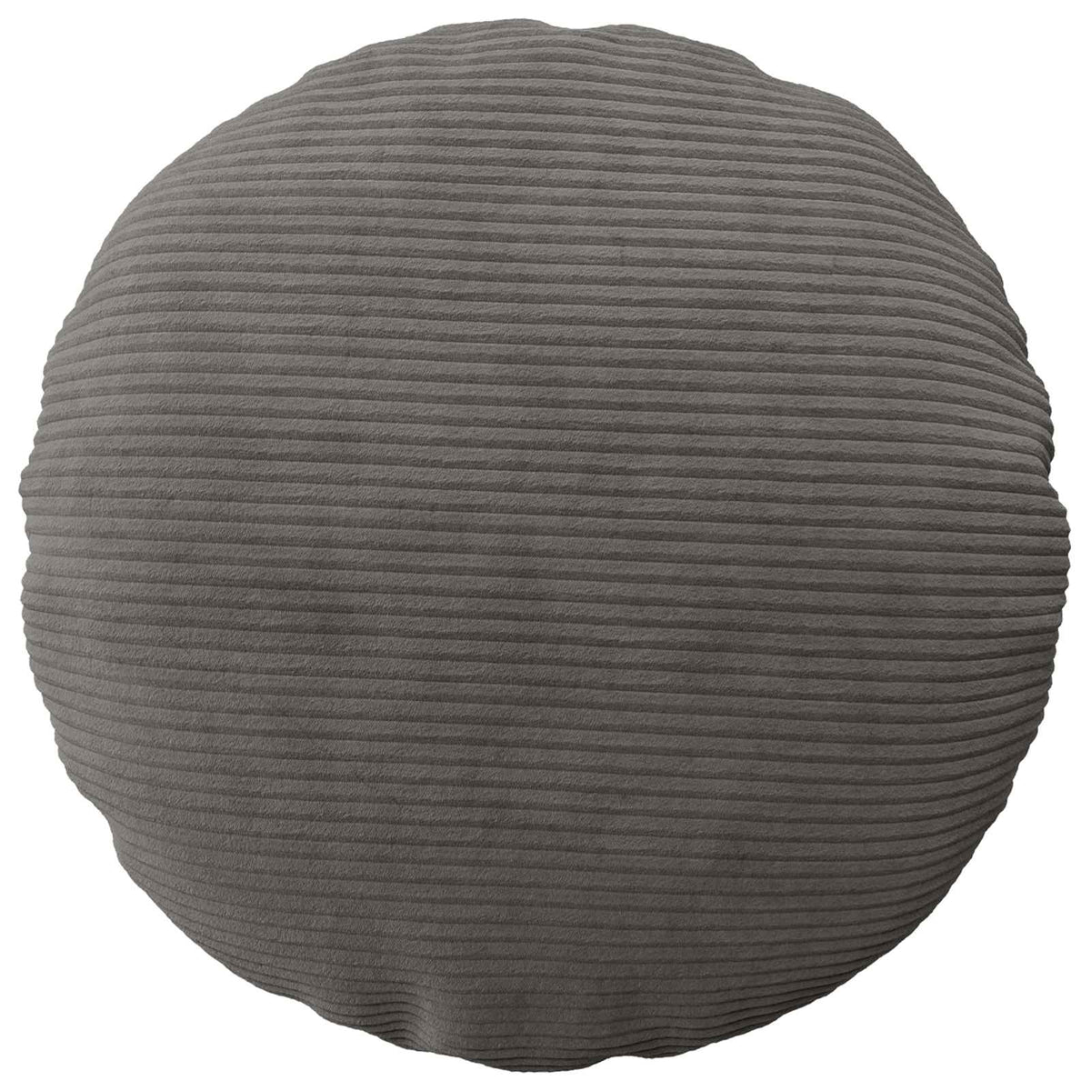 Kussensloop 2 pcs HEERLEN Donkergrijs Ø 60 cm corduroy