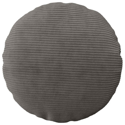 Kussensloop 2 pcs HEERLEN Donkergrijs Ø 60 cm corduroy