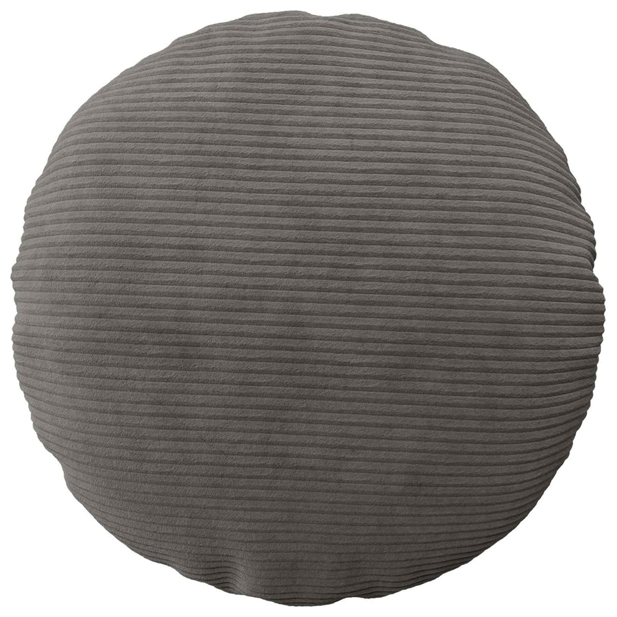 Kussensloop 2 pcs HEERLEN Donkergrijs Ø 60 cm corduroy