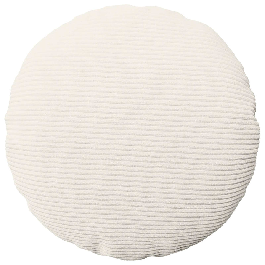 Kussensloop 6 pcs HEERLEN Crèmekleurig Ø 60 cm corduroy