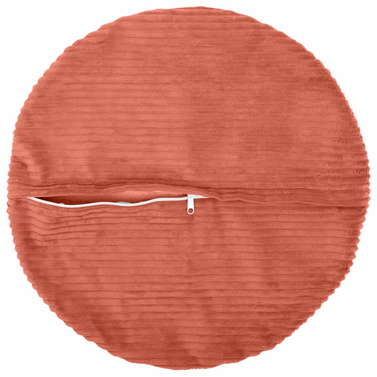 Kussensloop 6 pcs HEERLEN Rood-oranje Ø 60 cm corduroy