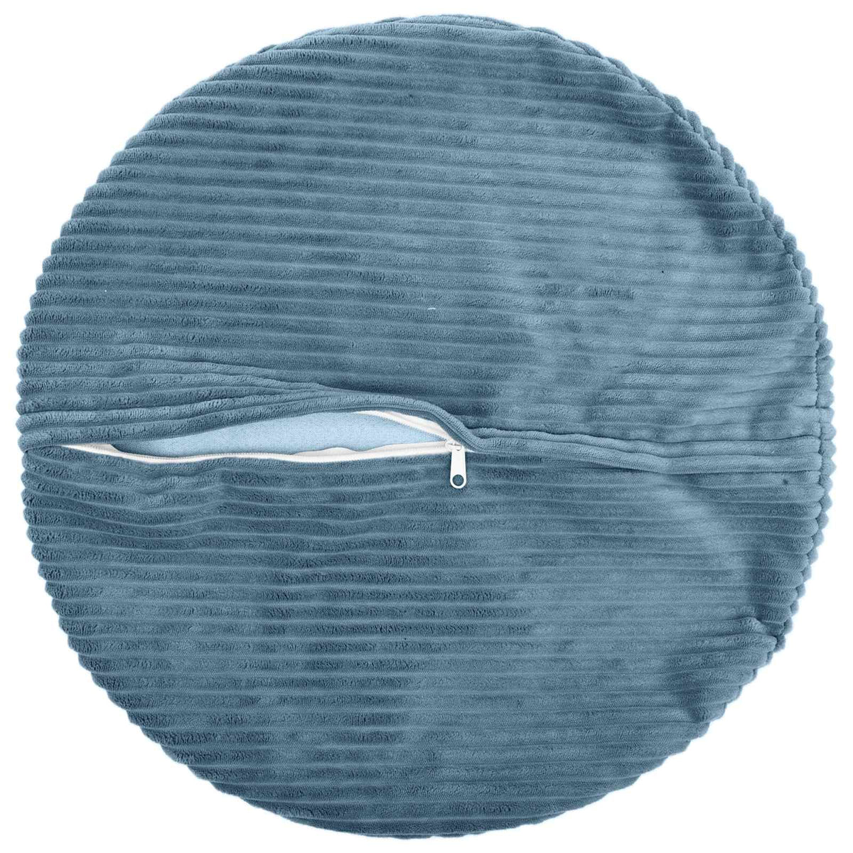 Kussensloop 6 pcs HEERLEN Blauw Ø 60 cm corduroy