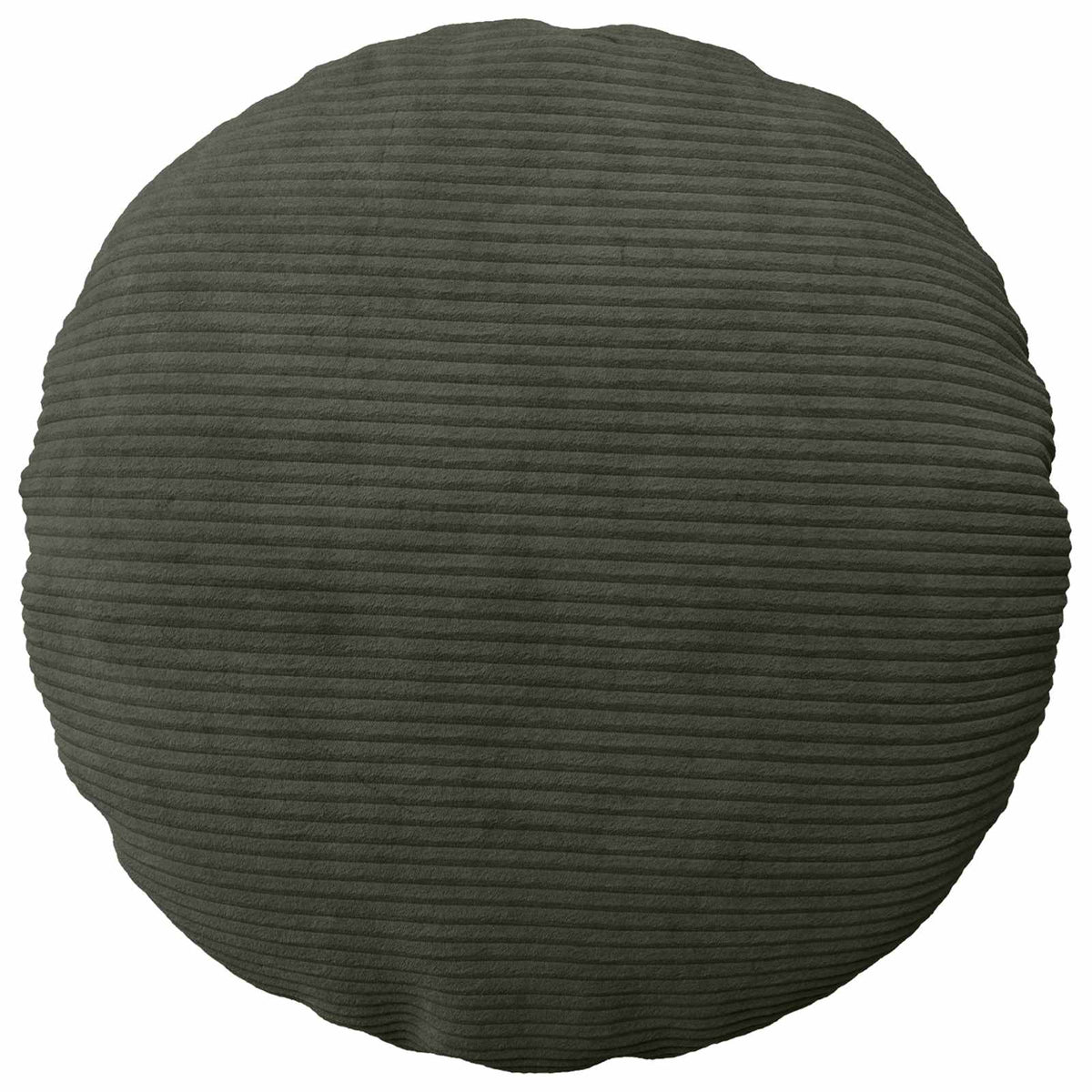 Kussensloop 2 pcs HEERLEN Antracietkleurig Ø 60 cm corduroy