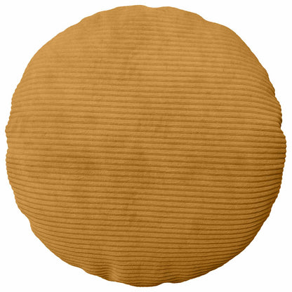 Kussensloop 2 pcs HEERLEN Geel Ø 60 cm corduroy