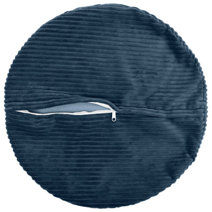 Kussensloop 2 pcs HEERLEN Marineblauw Ø 60 cm corduroy