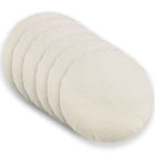 Kussensloop rond 60 cm bouclé crèmekleurig set 6
