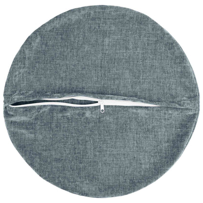 Kussensloop 2 st HEERLEN Lichtblauw Ø 60 cm Chenille Stof