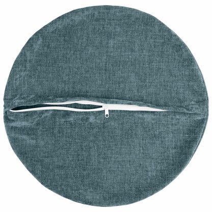 Kussensloop 2 st HEERLEN Blauw Ø 60 cm Chenille Stof