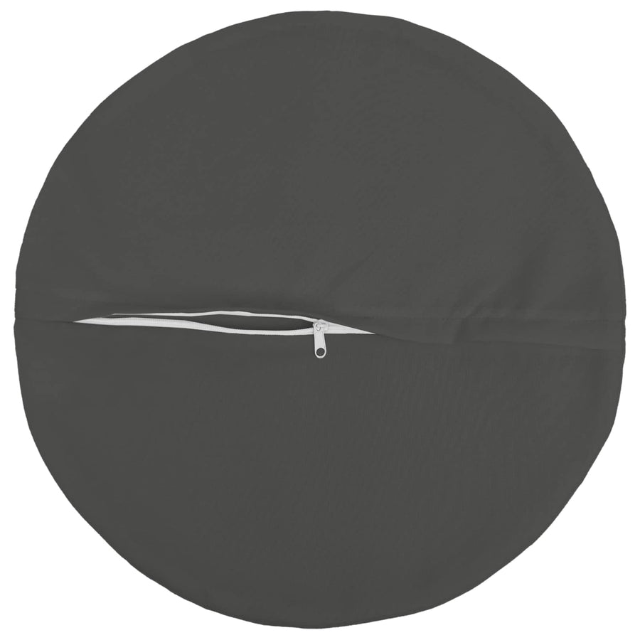 Kussensloop 6 pcs HEERLEN Antraciet Ø 60 cm Polyester
