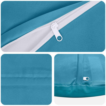Kussensloop 6 pcs HEERLEN Lichtblauw Ø 60 cm Polyester