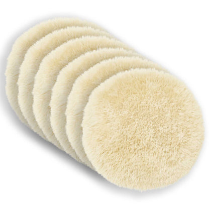Kussensloop 6 pcs HEERLEN Crèmekleurig Ø 60 cm PV Fleece