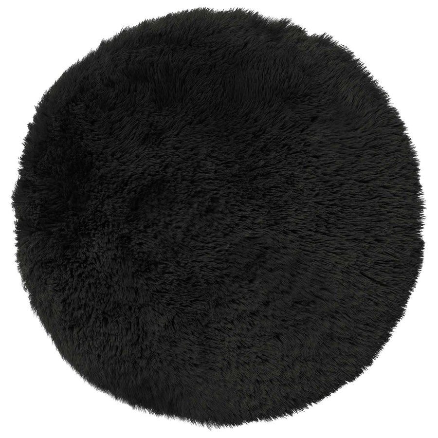 Kussensloop 2 pcs HEERLEN Zwart Ø 60 cm PV Fleece