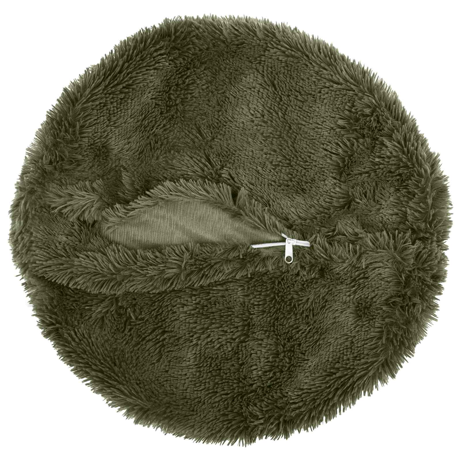 Kussensloop 2 pcs HEERLEN Groen Ø 60 cm PV Fleece