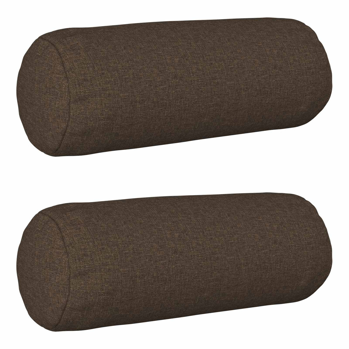 Kussensloop 2 st HEERLEN Taupe Ø 15 x 40 cm Stof