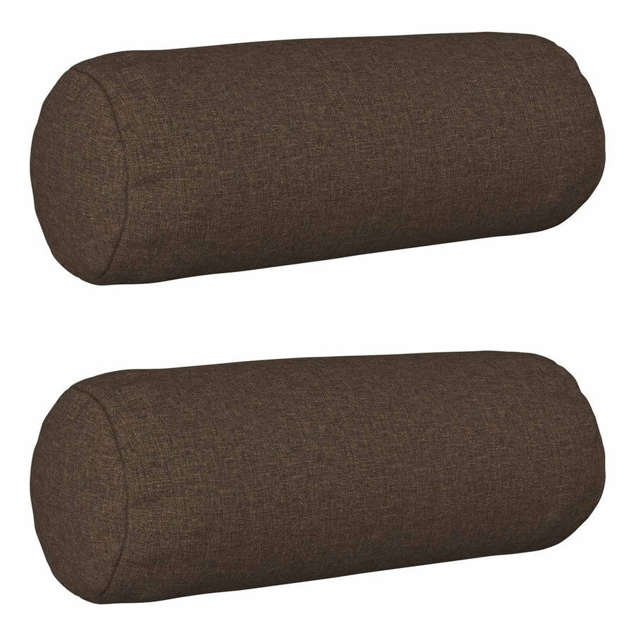 Kussensloop 2 st HEERLEN Taupe Ø 15 x 40 cm Stof