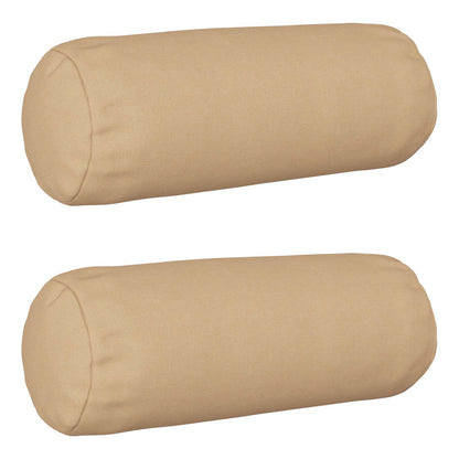 Kussensloop 2 st HEERLEN Crèmekleurig Ø 15 x 40 cm Stof