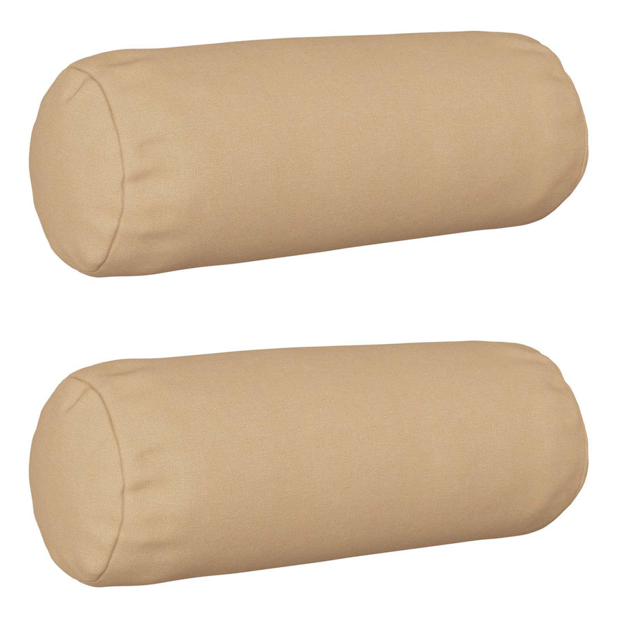 Kussensloop 2 st HEERLEN Crèmekleurig Ø 15 x 40 cm Stof