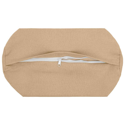 Kussensloop 2 st HEERLEN Crèmekleurig Ø 15 x 40 cm Stof