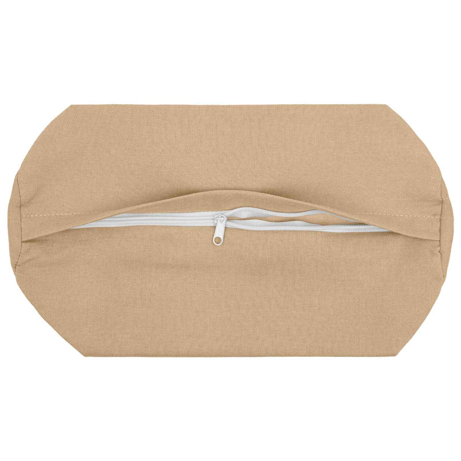 Kussensloop 2 st HEERLEN Crèmekleurig Ø 15 x 40 cm Stof
