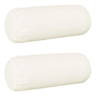 Kussensloop 2 st wit 15x40 cm