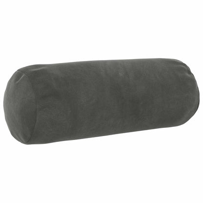 Kussensloop 2 pcs HEERLEN Donkergrijs Ø 15 x 40 cm Fluweel