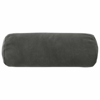 Kussensloop 2 pcs HEERLEN Donkergrijs Ø 15 x 40 cm Fluweel