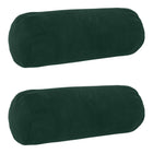 Kussensloop 2 pcs HEERLEN Donkergroen Ø 15 x 40 cm Fluweel