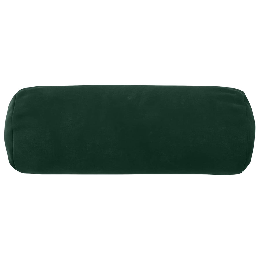 Kussensloop 2 pcs HEERLEN Donkergroen Ø 15 x 40 cm Fluweel