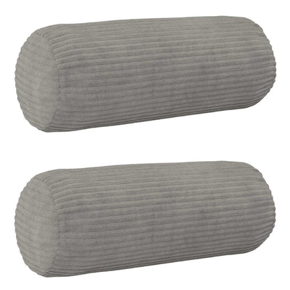 Kussensloop 2 pcs HEERLEN Lichtgrijs Ø 15 x 40 cm corduroy