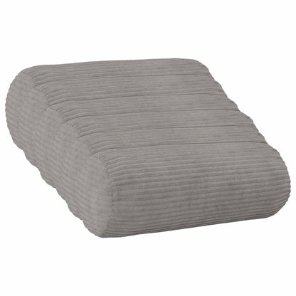 Kussensloop 6 pcs HEERLEN Lichtgrijs Ø 15 x 40 cm corduroy