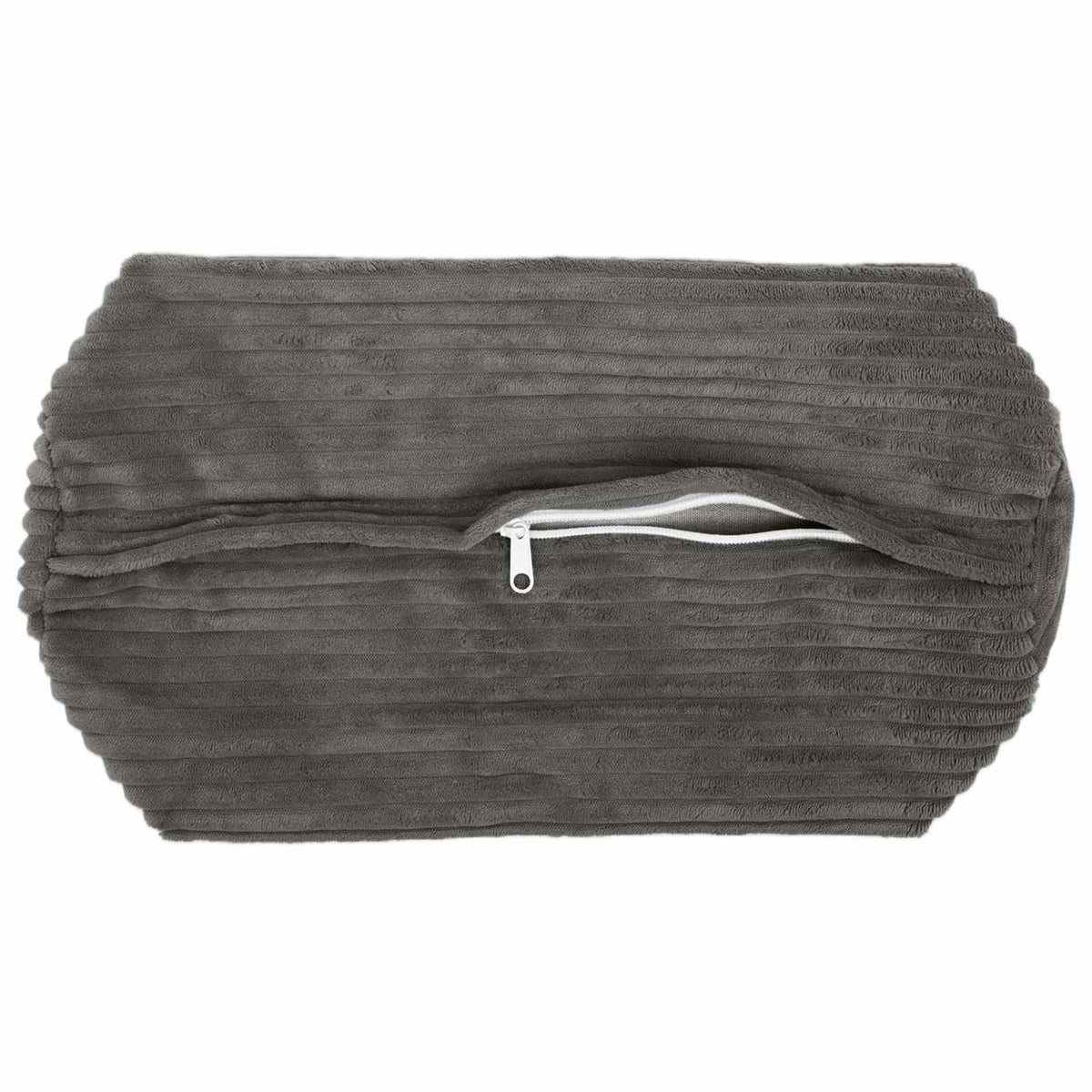 Kussensloop 2 pcs HEERLEN Donkergrijs Ø 15 x 40 cm corduroy