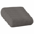 Kussensloop 6 st donkergrijs 15x40 cm corduroy