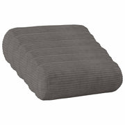 Kussensloop 6 st donkergrijs 15x40 cm corduroy