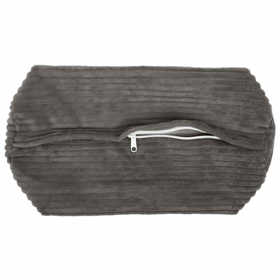 Kussensloop 6 pcs HEERLEN Donkergrijs Ø 15 x 40 cm corduroy