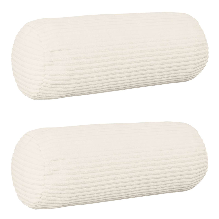 Kussensloop 2 pcs HEERLEN Crèmekleurig Ø 15 x 40 cm corduroy