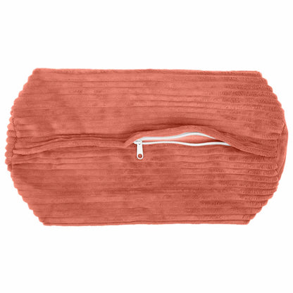 Kussensloop 2 pcs HEERLEN Rood-oranje Ø 15 x 40 cm corduroy