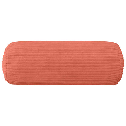 Kussensloop 6 st HEERLEN Rood-oranje Ø 15 x 40 cm corduroy
