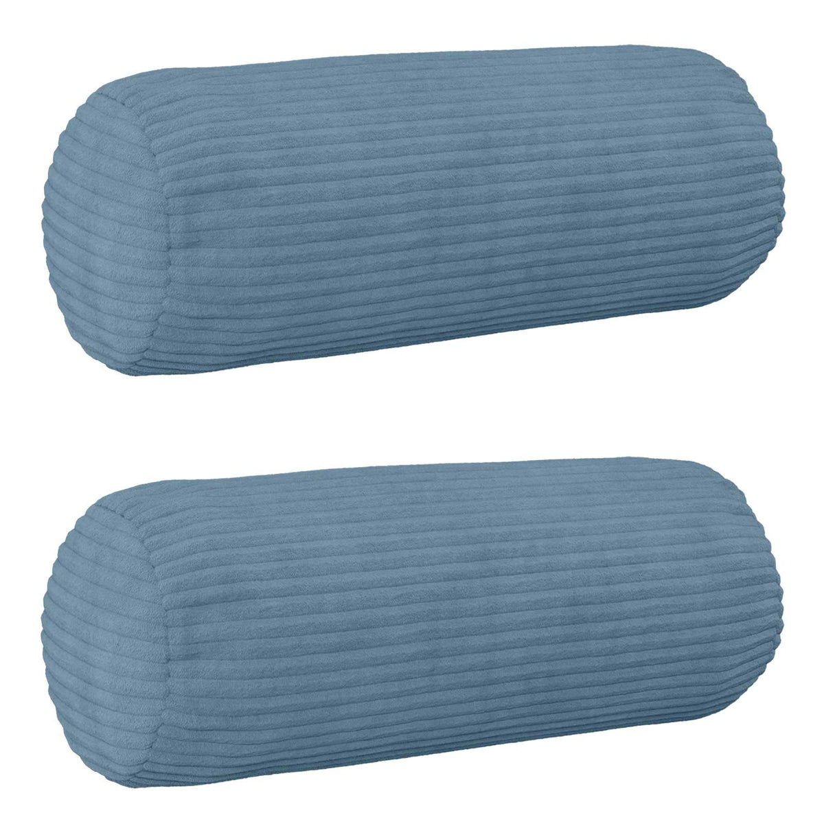 Kussensloop 2 pcs HEERLEN Blauw Ø 15 x 40 cm corduroy