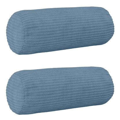 Kussensloop 2 pcs HEERLEN Blauw Ø 15 x 40 cm corduroy