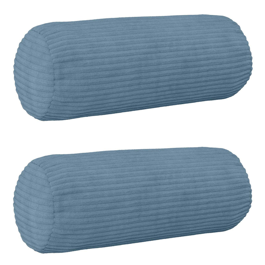 Kussensloop 2 pcs HEERLEN Blauw Ø 15 x 40 cm corduroy