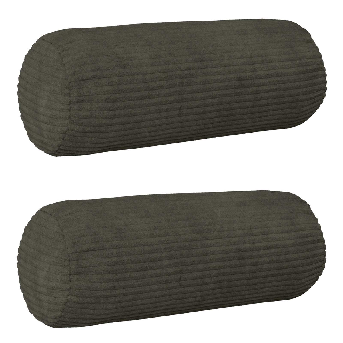 Kussensloop 2 pcs HEERLEN Antracietkleurig Ø 15 x 40 cm