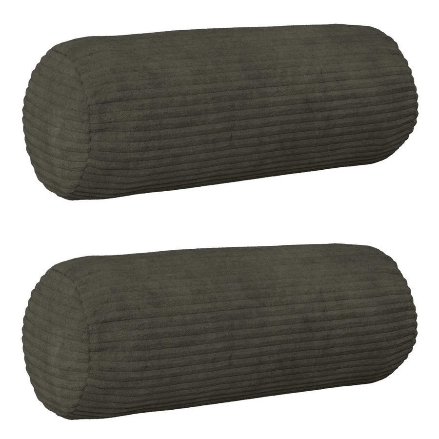 Kussensloop 2 pcs HEERLEN Antracietkleurig Ø 15 x 40 cm