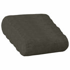 Kussensloop 15x40 cm 6 stuks antraciet corduroy