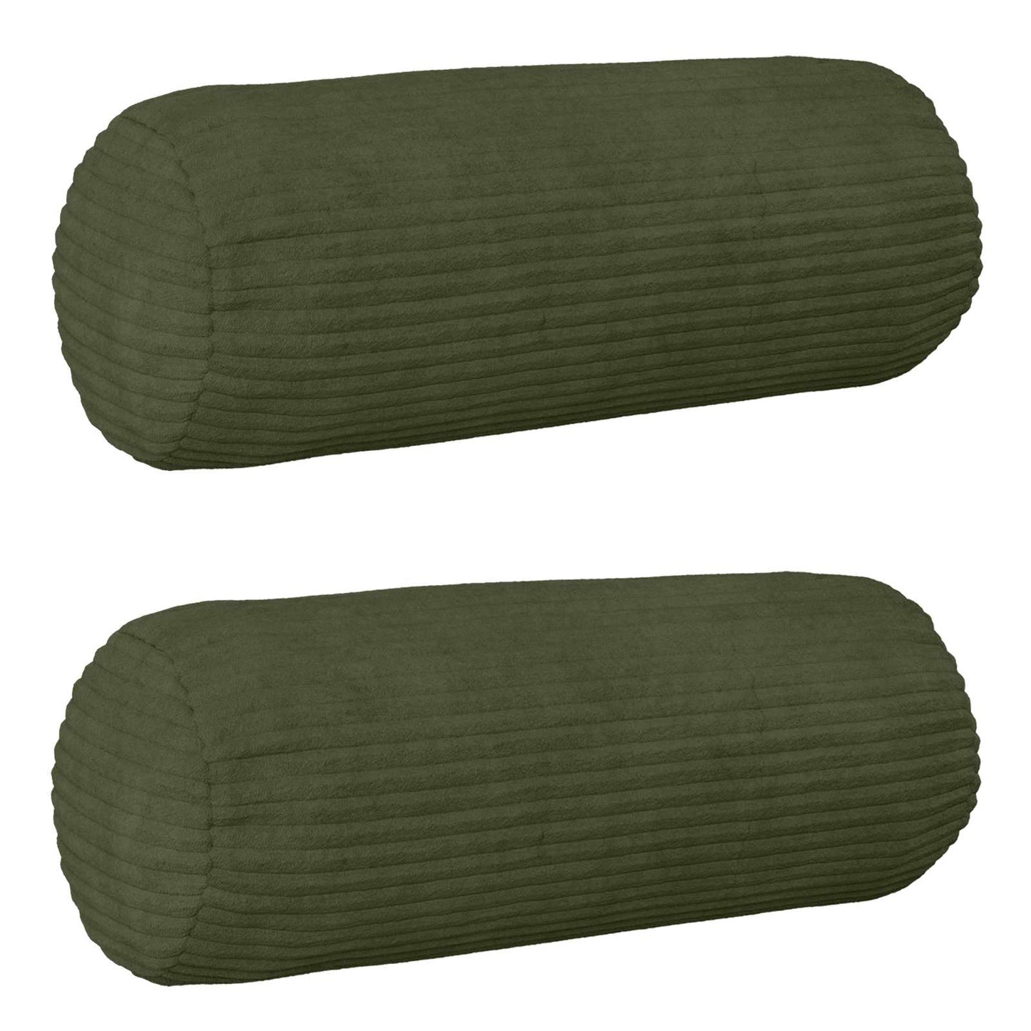 Kussensloop 2 pcs HEERLEN Groen Ø 15 x 40 cm corduroy