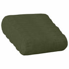 Kussensloop set van 6 groen 15x40 cm corduroy