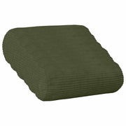 Kussensloop set van 6 groen 15x40 cm corduroy