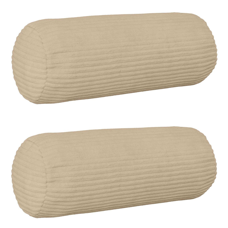 Kussensloop 2 pcs HEERLEN Taupe Ø 15 x 40 cm corduroy