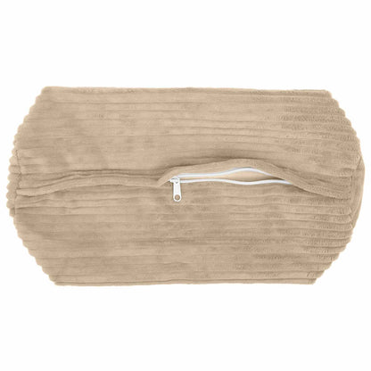 Kussensloop 2 pcs HEERLEN Taupe Ø 15 x 40 cm corduroy