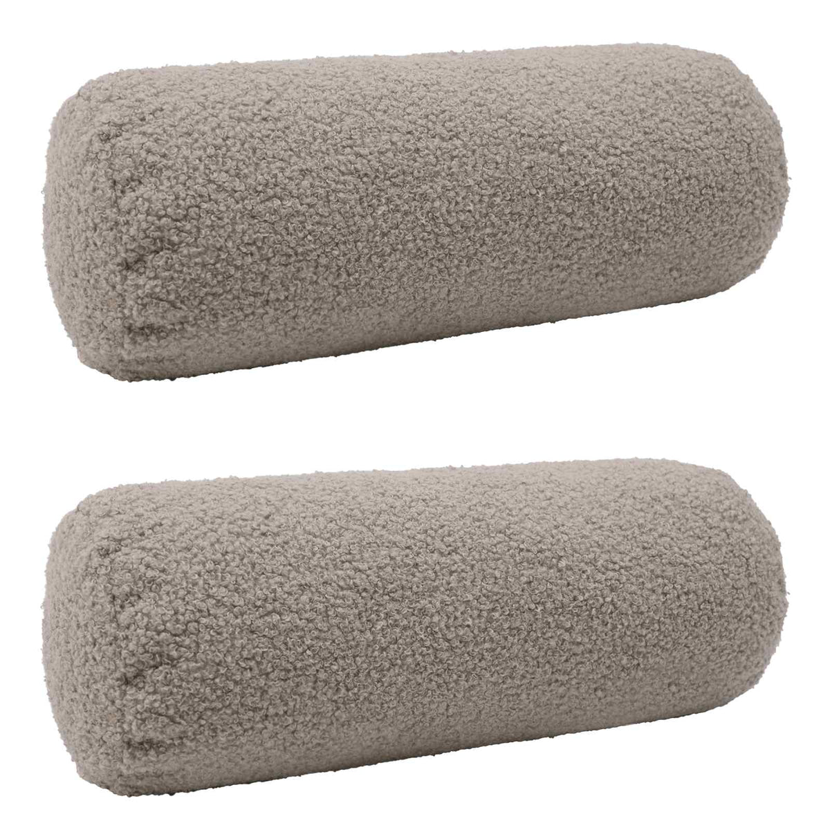 Kussensloop 2 pcs HEERLEN Lichtgrijs Ø 15 x 40 cm Bouclé