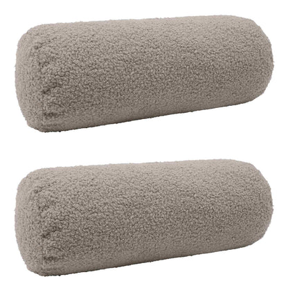 Kussensloop 2 pcs HEERLEN Lichtgrijs Ø 15 x 40 cm Bouclé
